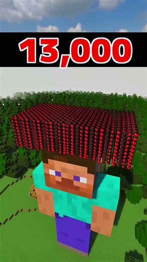 55000 HEARTS VS MINECRAFT STEVE #minecraft