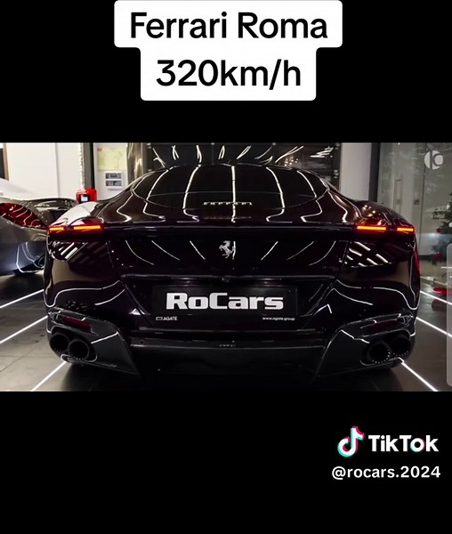 Explore the Ferrari Roma: A Car Reaching 320 km/h