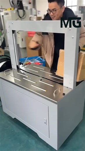 16K views · 209 reactions | The Ultimate Automatic Strapping Machine #AutomaticStrappingMachine #PackagingSolutions #WarehouseAutomation #StrappingMachine #IndustrialPackaging | Modern Gadgets | Facebook