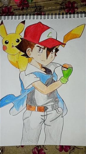 How to draw Pokemon Characters | #mangadrawing #animeeart #anime #shorts #shortsfeed #pokemon