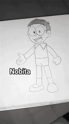 how to draw nobita long video is here