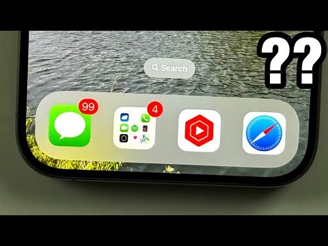Can You Hide Dock on iPhone iOS 18? (no)