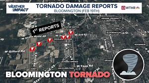 Early look at the Bloomington tornado | Where did it hit?