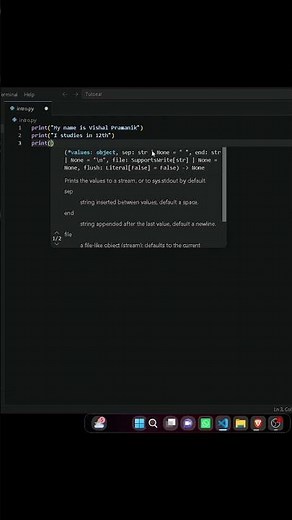 Learn Python from Scratch | Write Your First Python Code | Ep 1 (65) #coding #python #programming