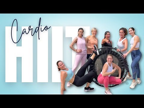 🔥20 MIN HIIT Rebounder - Trampoline Workout | At Home Fat Burning CARDIO | Intermediate NO REPEAT
