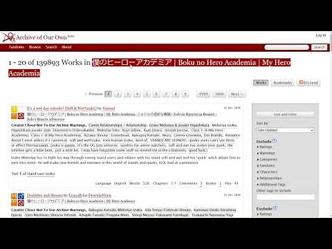 How to Search on AO3 (Basics)