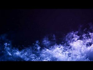 Abstract Blue Purple Smoke Fog with Glowing Nebula Particles Seamless Motion Background Loop 4K60FPS