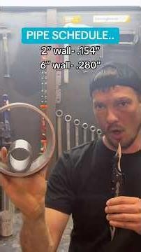 Pipe Schedules.. Explained