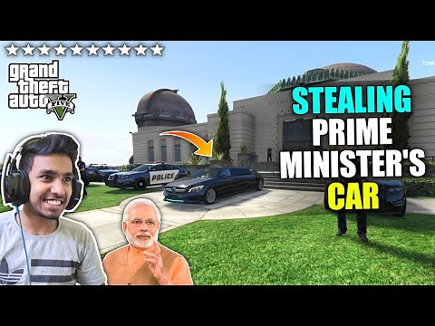 I STOLE PRIME MINISTER'S CAR | GTA V GAMEPLAY #6