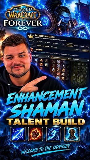 WoW Forever Enhancement Shaman Talent Build ⚡