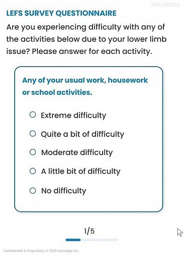 LEFS PROM Explained | Functional Scale for Lower Limb Conditions