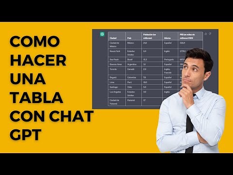 Cómo Crear tablas con ChatGPT - Tabla con Chat GPT en Google Sheets