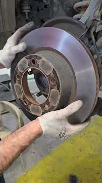 Toyota land cruiser front brake service and install new brake pads #automotive #brakesystem #garage
