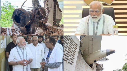 In Pictures | PM Modi visits the Air India plane crash site in Ahmedabad, takes stock-meets survivors