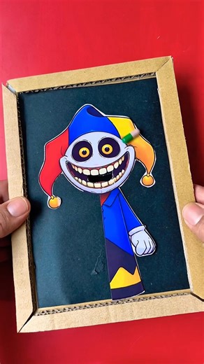sprunki oc the prototype poppy playtime 5 cardboard color changing paper craft #sprunki