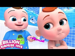 Johnny is teaching the baby to brush his teeth regularly for clean and healthy teeth! Cartoon Show