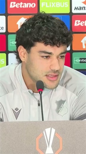 Ozan Kabak, temsilcimiz Beşiktaş ile oynayacakları maç öncesinde konuştu #shorts