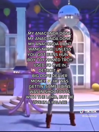 My anaconda dont ★ #raquelleqn #iconic #viral #raquelle #lyrics #nickiminaj