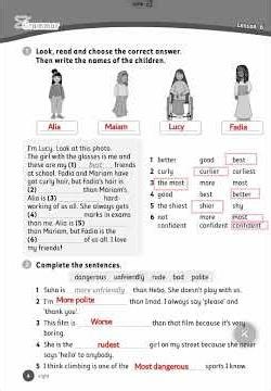 حل انجليزي صف خامس كتاب الأنشطة صفحة ٨ الوحدة الأولى المنهاج الجديد الفصل الدراسي الأول