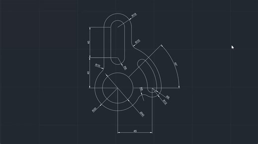 AutoCAD绘制简单二维图