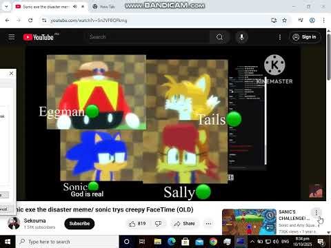 Sonic Tries Creepy FaceTime Scream Has BSOD