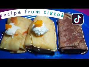 how to make a "towel cake" 🍰 | tutorial dessert simple | recipe from TikTok 🥭