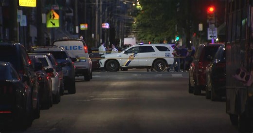 Philadelphia officer shot when man's gun discharges during traffic stop, police say
