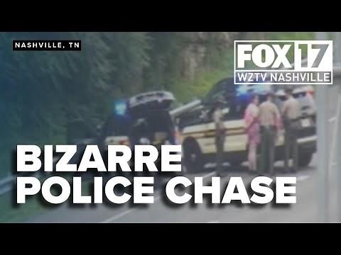 Police pursuit on busy Nashville interstate ends with suspect in custody