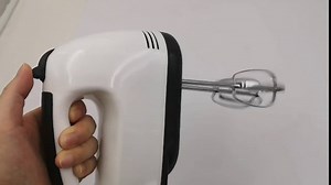 Hand Mixer Electric,7-Speed Electric Hand Mixer,with 2 Dough Hooks 2 Beaters,110V, 50/60Hz,Beaters and Whisk,White