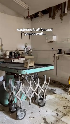 Exploring abandoned places is all fun and games until… | obsoletevoids