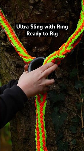 Ultrasling with ring. Easy rigging. #rigging #arborist #treework