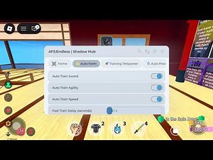 Best Anime Fighting Simulator Endless Script - Shadow Hub [KEYLESS] | Auto Farm, Auto Train, Respawn