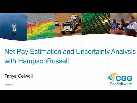 Net Pay Estimation and Uncertainty Analysis with HampsonRussell Webinar