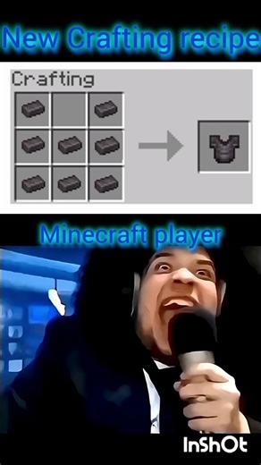 new crafting recipe #minecraft #minecraftlivehind
