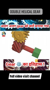13K views · 275 reactions | Double helical gear #gear Research by Deepak | Research by Deepak | Facebook