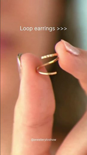 Loop earring for gold with solitaire ✨😩 |#jewellerytvshow |#jewelset |#jewellery