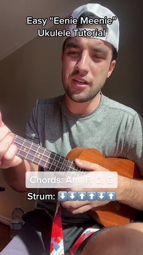 Learn Justin Bieber's Eenie Meenie Ukulele Chords Tutorial