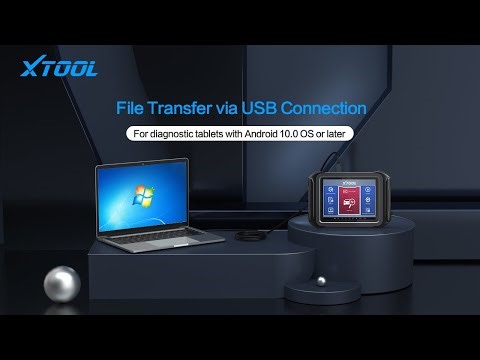 XTOOL Products Function Demo-How to Share Files via USB Connection?