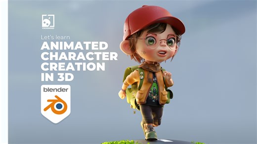 用 Blender 学习创作角色动画 Learn Animated Character Creation In 3D