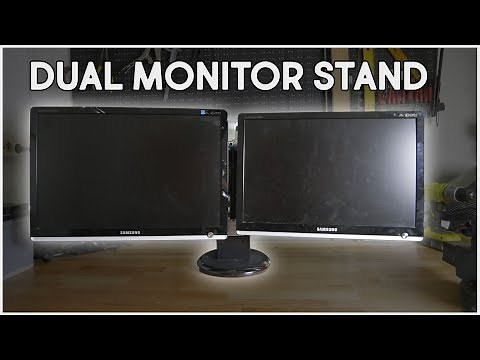 DIY Dual Monitor Stand