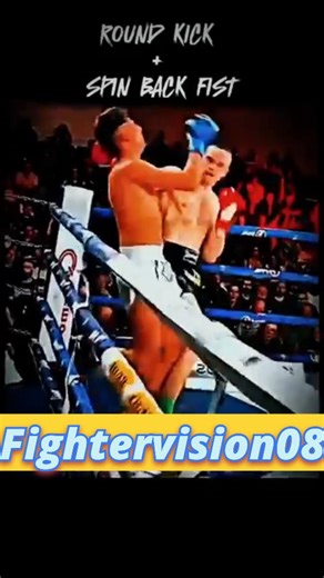 Round kick Spinning Back Fist . . . #tutorial #reels #mma #muaythai #instagood | Fighter vision
