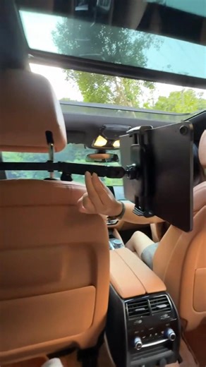 ✨ Upgrade your car's style and smarts! This sleek, easy-to-install tablet mount adds a modern touch while keeping backseat entertainment perfectly in view. | Usualgraph&er | Facebook