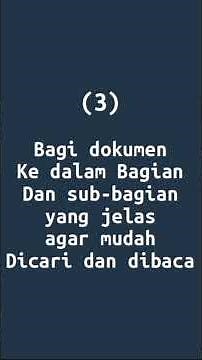 Game Design Document (GDD)| tutorial bikin game part 5 #gamedev #tutorial #belajarcoding
