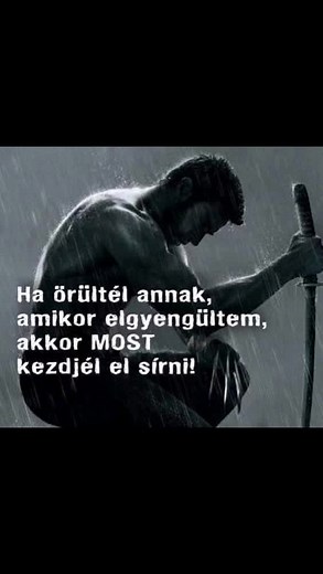 Dramatic Rain Scene with Sword-Wielding Male