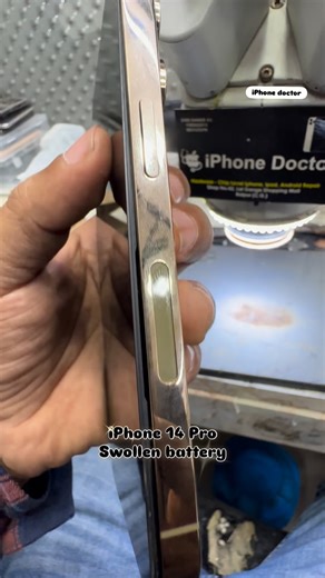iPhone doctor on Instagram: "iPhone 14 Pro (swollen) battery problem 😔 with different solution 💯👍 || #iphone14pro #iphone14proswollenbattery #iphonedoctor"
