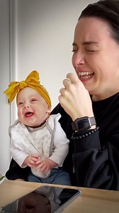 960K views · 1.2K reactions | Baby's giggles reminded Andrew and Melissa that the challenges that come with being a new parent are entirely worth it.  | Humankind | Facebook