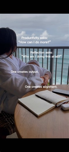 The real flex in 2026 is clarity and alignment. We’re watching the shift — from hustle culture to nervous-system aware growth. Lunar check-ins give structure to reflection. And structured reflection helps prevent burnout. You don’t need to add more to your plate. Instead, give yourself space to realign. #softerproductivity #selfreflection #alignment