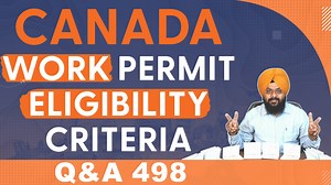 1.5K views · 101 reactions | Canada Work Permit Eligibility Criteria | Canada Work Visa | Work Permit Canada | Q&A 498 Visit: https://www.touristalindia.com/ #WorkPermitCanada #Canadaworkpermit #Canadaworkvisa #CanadaVisaLatestUpdate2023 #CanadaVisa #openworkpermitCanada #Canadaworkvisarequirements #Canadaworkpermitvisa #CanadaworkpermitfromIndia | Touristal India | Facebook