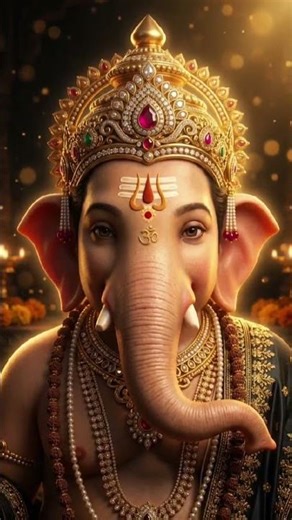 Title: आवो जी गणपति म्हारे अंगणा 🙏 | Ladla Gajanan Aavo Re ✨ #shorts #ganesha
