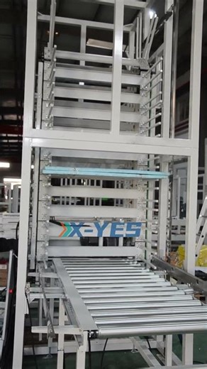 Storage Type Vertical Conveyor | Wood Board Drying & Buffer System